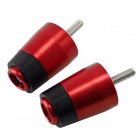 Motorcycle Handlebar Plugs Motorcycle Modification Balance Terminal for XMAX300 xmax300 17-18 red
