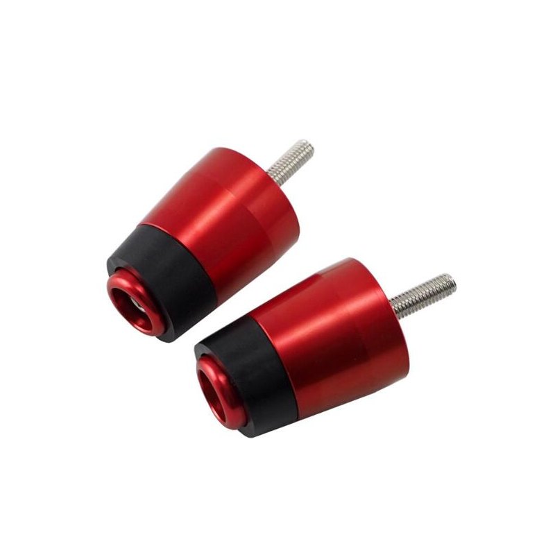 Motorcycle Handlebar Plugs Motorcycle Modification Balance Terminal for XMAX300 xmax300 17-18 red