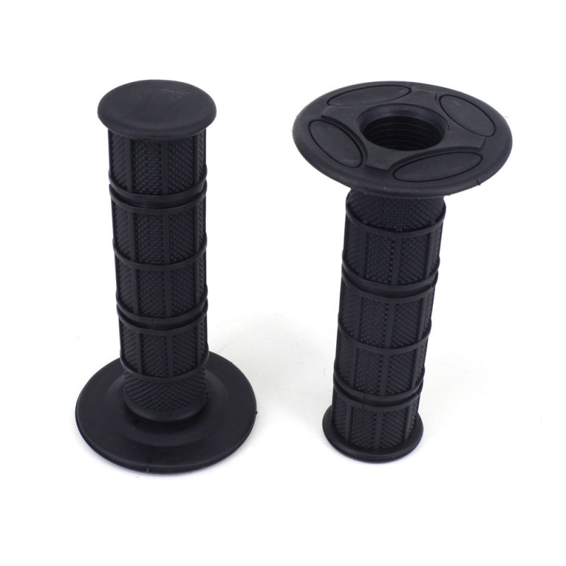 Motorcycle Handlebar Rubber Grips for Pit Dirt Bike HONDA XR400R XR600 XR650 KLX250 DRZ400 S/SM DR650 black