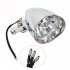 Motorcycle Headlight Lamp Chrome Visor Headlight Lamp For Bobber Chopper Dyna Plated