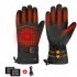 Motorcycle Heated Gloves For Men Women Waterproof Touchscreen With Rechargeable Battery Electric Heating Gloves Battery box  A1  One size fits all