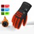 Motorcycle Heated Gloves For Men Women Waterproof Touchscreen With Rechargeable Battery Electric Heating Gloves Battery box  A1  One size fits all