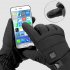 Motorcycle Heated Gloves For Men Women Waterproof Touchscreen With Rechargeable Battery Electric Heating Gloves Battery box  A1  One size fits all