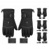 Motorcycle Heated Gloves For Men Women Waterproof Touchscreen With Rechargeable Battery Electric Heating Gloves Battery box  A2  One size fits all