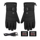 Motorcycle Heated Gloves For Men Women Waterproof Touchscreen With Rechargeable Battery Electric Heating Gloves Rechargeable (A1) One size fits all