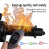 Motorcycle Heated Grips Winter Handlebar Heated Pad 3 Level Electric Heater USB Powered for Bike Scooter Atv Black