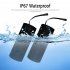 Motorcycle Heated Grips Winter Handlebar Heated Pad 3 Level Electric Heater USB Powered for Bike Scooter Atv Black