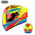 Motorcycle Helmet Anti Fog Lens sith Fast Release Buckle and Ventilation System Wearable Ergonomic Helmet Dumb black XL