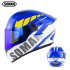 Motorcycle Helmet Anti Fog Lens sith Fast Release Buckle and Ventilation System Wearable Ergonomic Helmet Pearl White XL