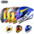 Motorcycle Helmet Anti Fog Lens sith Fast Release Buckle and Ventilation System Wearable Ergonomic Helmet Suzuki Blue XXL