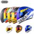 Motorcycle Helmet Anti Fog Lens sith Fast Release Buckle and Ventilation System Wearable Ergonomic Helmet Suzuki Blue XL
