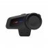 Motorcycle Helmet Bluetooth compatible Headset Fm Radio Waterproof Universal Hd Group Intercom Earphone black