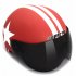 Motorcycle Helmet Half 3 4 with Retractable Drop Down Sun Visor Open Face Helmet Matte red