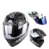 Motorcycle Helmet Men Full Face Helmet Moto Riding ABS Material Motocross Helmet Matte black L