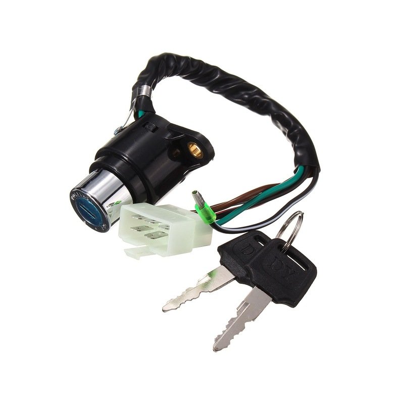 Motorcycle Ignition Key Switch Lock Craft Assembly for Honda CB125/CM400/CB400