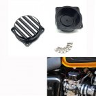 Motorcycle Injection Carburetor Cover Brass Carb Tops Top Ripple Caps for Bonneville Scrambler Thruxton 900 black