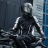 Motorcycle Jacket For Men Women Removable Liner All Season Windproof Motorbike Riding Jacket Body Protective Gear Black white  top  3XL