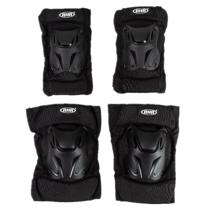 Motorcycle Knee  Pads Guards Bike Motocross Knee Protectors Brace Support Knee and elbow pads 4-piece set