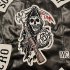 Motorcycle Leather Vest For Men Trendy Hip hop Style Skull Letter Embroidery Waistcoat Casual Leather Jacket black embroidery XXXL