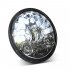 Motorcycle Led Drl Halo Headlight Aluminum Alloy 5 75 inch Motorcycle Headlight As shown