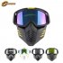 Motorcycle Mask Men Women Ski Snowboard Goggles Winter Off road Riding Glasses Matte black film