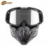 Motorcycle Mask Men Women Ski Snowboard Goggles Winter Off road Riding Glasses Matte black film