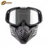 Motorcycle Mask Men Women Ski Snowboard Goggles Winter Off road Riding Glasses Gloss Black Silver Plated