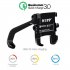 Motorcycle Mobile Phone Holder Aluminum Alloy Waterproof QC3 0 Quick Charge Multifunctional Rearview Mirror Holder