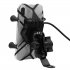 Motorcycle Mobile  Phone  Holder With Switch Usb Mobile Phone Holder Charger 12V To 5V 2 1A As picture show