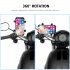 Motorcycle Mobile  Phone  Holder With Switch Usb Mobile Phone Holder Charger 12V To 5V 2 1A As picture show