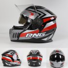 Motorcycle Modular Full Face Helmet Dual Visor Wireless Headphones Integrated Modular Air Vents Ventilation Helmet black cool city