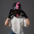 Motorcycle Modular Full Face Helmet Dual Visor Wireless Headphones Integrated Modular Air Vents Ventilation Helmet Colorful mecha