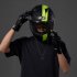 Motorcycle Modular Full Face Helmet Dual Visor Wireless Headphones Integrated Modular Air Vents Ventilation Helmet Colorful mecha