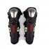 Motorcycle Motocross Knee Shin Elbow Guards Pads Racing Safety Protective Gear black   red