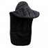 Motorcycle Neck Warmer Scarves For Men Women Windproof Winter Neck Scarf Chest Protector Riding Accessories L XL  long style  black