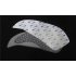 Motorcycle Oil BOX Traction Pad Anti Slip Sticker Side Decal for KAWASAKI Z1000 10 13 Transparent
