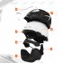 Motorcycle Open Face Helmet Quick Release Buckle Ventilated Helmet With Detachable Scarf For Men Women youth red