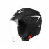Motorcycle Open Face Helmet Quick Release Buckle Ventilated Helmet With Detachable Scarf For Men Women youth red