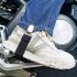 Motorcycle Pant Leg Clamps Straps Clips Holder Windproof Multi functional Portable Rider Stirrups Pants Clip Outdoor Cycling Protective Gear black One size fits