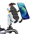 Motorcycle Phone Holder Mount Bike Phone Holder 360 Degree Rotation