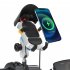 Motorcycle Phone Mount 360   Rotation 15w Wireless Fast Charging Holder for iPhone Android M10 Wireless Charge