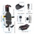 Motorcycle Phone Mount 360   Rotation 15w Wireless Fast Charging Holder for iPhone Android M10 Wireless Charge