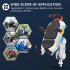 Motorcycle Phone Mount 360   Rotation 15w Wireless Fast Charging Holder for iPhone Android M10 Wireless Charge