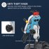 Motorcycle Phone Mount 360   Rotation 15w Wireless Fast Charging Holder for iPhone Android M10 Wireless Charge
