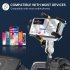 Motorcycle Phone Mount 360   Rotation 15w Wireless Fast Charging Holder for iPhone Android M10 Wireless Charge