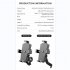Motorcycle Phone Mount Quick Release Anti Shake Bike Phone Holder For 4 7 Inch Smartphone 360 Degree Rotation red handlebar