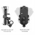 Motorcycle Phone Mount Quick Release Anti Shake Bike Phone Holder For 4 7 Inch Smartphone 360 Degree Rotation red handlebar