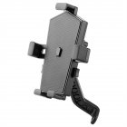 Motorcycle Phone Mount Quick Release Anti Shake Bike Phone Holder For 4-7 Inch Smartphone 360 Degree Rotation black mirror