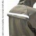 Motorcycle Raincoat With Drawstring Hat Safety Reflective Tape Waterproof Rainwear Suit Bike Raincoat For Camping Hiking Running Long XL