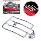 Motorcycle Rear Baggage Holder  Luggage Rack Solo Seat Fits Luggage Rack Support Shelf  plating